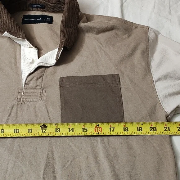 Abercrombie & Fitch Two-Tone Long Sleeve Shirt - Picture 5 of 10